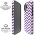 Purple Chevron iPhone 16 Plus Magsafe Impact Case